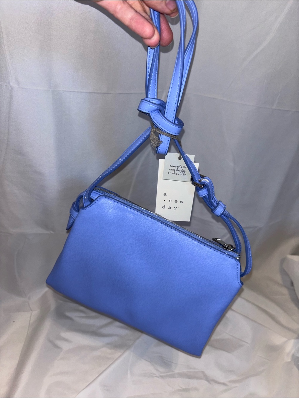 NEW a new day Periwinkle Blue Crossbody Bag